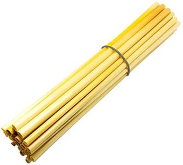 PAILLES EN BLÉ RIGIDES MATFER 140MM BLEUES - LOT DE 100