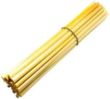 PAILLES EN BLÉ MATFER 100 PCS D4 L200MM RIGIDES ET ÉCOLOGIQUES