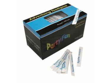 CURE-DENTS EN BOIS MATFER, EMBALLÉS, LOT DE 1000
