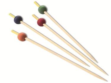 PIQUES À BOULE EN BAMBOU MATFER 10CM - LOT DE 200