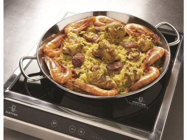PLAT À PAELLA MATFER INOX DIAMÈTRE 280MM INDUCTION