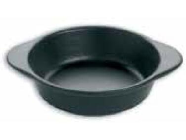 PLAT CREUX EN FONTE NOIR MATFER 22CM