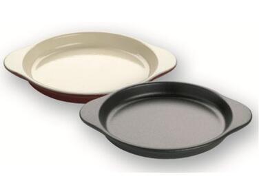 PLAT À OEUFS EN FONTE ROUGE MATFER D160MM