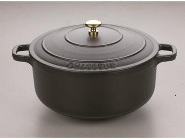 COCOTTE EN FONTE NOIRE MATFER RONDE D200A/C