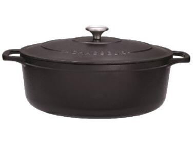 COCOTTE OVALE EN FONTE NOIRE MATFER 17CM
