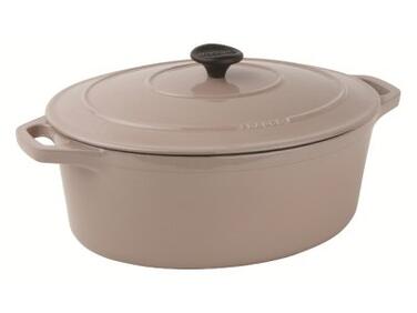 COCOTTE OVALE MARRON GLACÉ MATFER 270MM - USTENSILES DE CUISSON