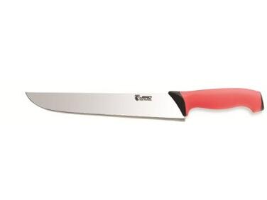COUTEAU DE BOUCHER MATFER ROUGE L. 260MM - MATÉRIEL DE DÉCOUPE