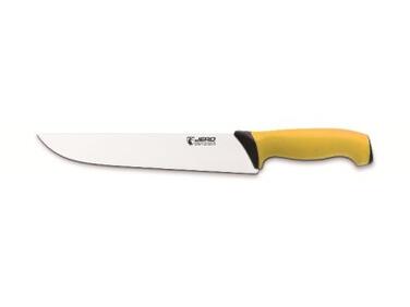 COUTEAU DE BOUCHER MATFER ECOLINE 235MM MANCHE JAUNE