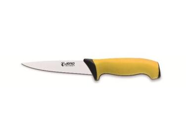 COUTEAU À SAIGNER ECOLINE MATFER L 140 MM AVEC MANCHE JAUNE