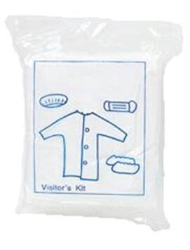 KIT VISITEUR BLOUSE+CHARLOTTE+MASQUE+SURCHAUSSURES C/100