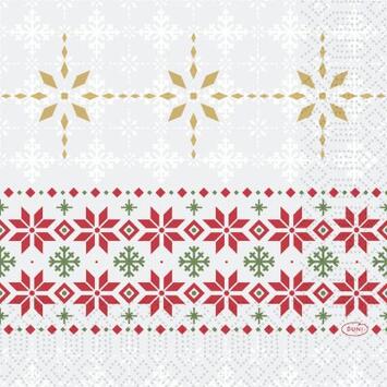 SERVIETTES OUATE 3 PLIS 33X33 PLIAGE 4 TRADITION X50