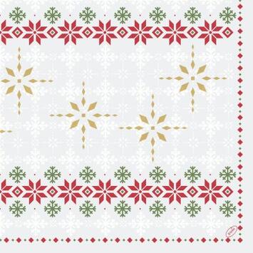 SERVIETTE OUATE 40X40 4 PLIS PLIAGE TRADITION X50