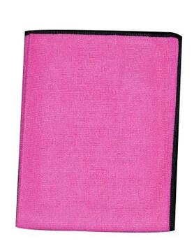 LOT DE 5 LAVETTES MICRO-CLASSIC EVOLUTION 30X40CM ROSE