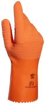 GANT LATEX NATUREL ORANGE HARPON 321 L.32CM T.6 LA PAIRE