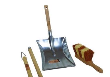 PELLE METAL ZINGUEE AVEC MANCHE BOIS