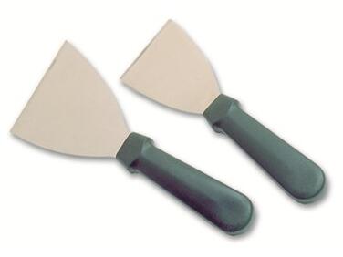 SPATULE TRIANGLE INOX MATFER 80MM POUR BOULANGERIE ET PÂTISSERIE