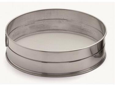 TAMIS EN INOX MATFER 250MM MAILLE 1.28MM POUR BOULANGERIE