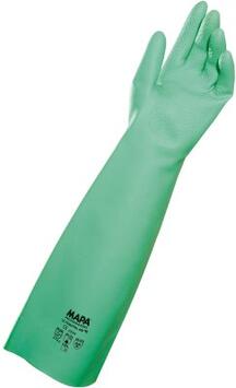 GANT PLONGE VERT ULTRANITRIL 480 ETANCHE L.46CM T.7/7.5