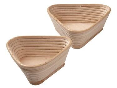BANNETON TRIANGLE EN OSIER MATFER 230 POUR BOULANGERIE