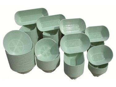 BANNETON OVALE MATFER VERT 500G - BOULANGERIE ET PATISSERIE