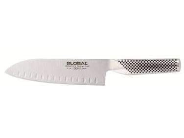 COUTEAU SANTOKU MATFER G48 ALVÉOLÉ 180MM - MATÉRIEL DE DÉCOUPE