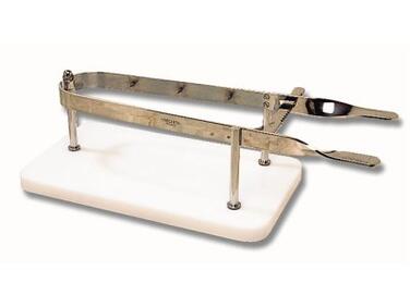 SUPPORT À JAMBON EN INOX AVEC SOCLE EN POLYETHYLÈNE MATFER