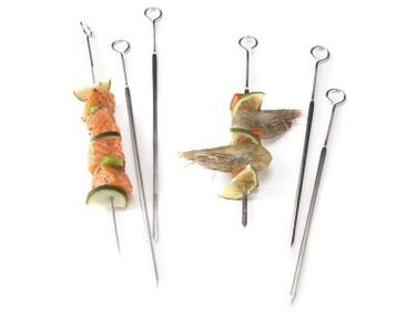 BROCHETTES INOX FORTES MATFER 215MM LOT DE 3