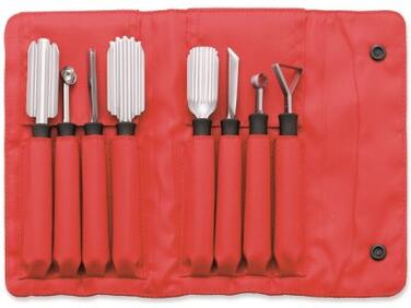 TROUSSE MATFER DE 8 COUTEAUX DÉCORATION LÉGUMES