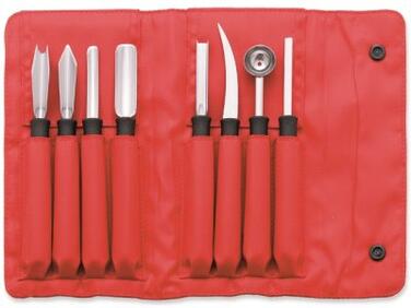 MALETTE MATFER DÉCORATION LÉGUMES 8 OUTILS