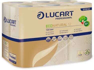 PAPIER TOILETTE RLX 200F ECONATURAL 2PLIS ECOLABEL C/8X12