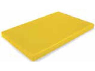 PLANCHE DE DÉCOUPE MATFER PEHD JAUNE 600X400X20MM