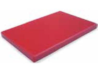 PLANCHE DE DÉCOUPE MATFER PEHD ROUGE 600X400X20MM