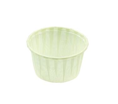 CAISSETTE PAPIER RONDE D54MM H40MM POUR CUISSON BLANC C/4140