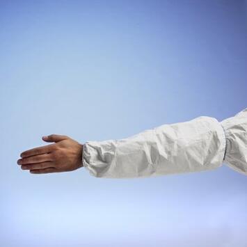 MANCHETTE EN TYVEK® 500 PS32LA BLANC, 46 CM, C/200 UNITÉS