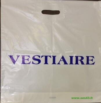 SAC VESTIAIRE 50µ 500X500 POIGNEE DECOUPEE RENFORCEE CX500