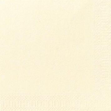 SERVIETTE OUATE PLIAGE 4 CRÈME 24X24CM (8X300)