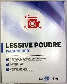 LESSIVE EN POUDRE TOUS TEXTILES SANS PHOSPHATE 5KG