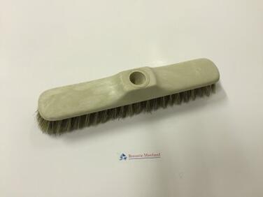 BALAI SOIE GRISE 28CM POLYPROPYLÈNE MONTURE PLASTIQUE