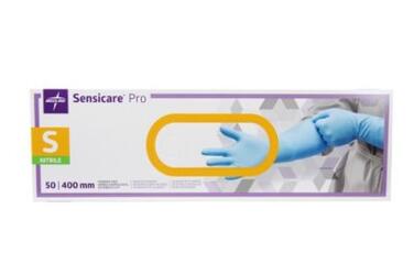 GANT NITRILE BLEU NON POUDRE 400MM SENSICARE PRO T.S BTE X50