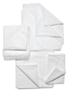 TAIE OREILLER EN PP 25G BLANC 65X65 CM AVEC RABAT - LOT DE 200