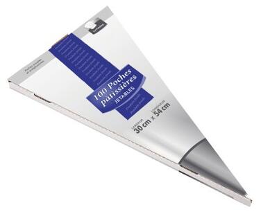 POCHE PATISSIERE JETABLE 70µ 30X54CM X100