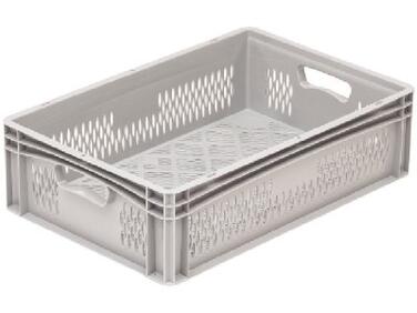 BAC DE STOCKAGE AJOURÉ MATFER GRIS 60X40X22CM
