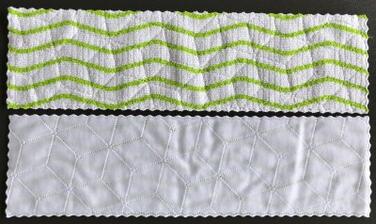 LOT DE 30 BANDEAUX DE LAVAGE MICROFIBRE VELCRO 46 CM USAGE COURT