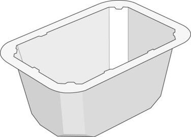 BARQUETTE CARTON SCELLABLE 250CC BRUN C/18X65