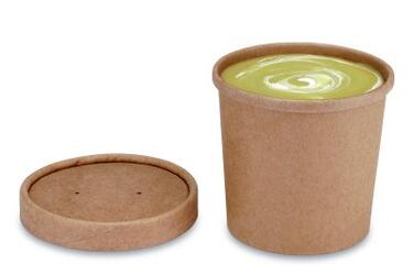 COUVERCLE CARTON POUR POT A SOUPE 350ML C/20X25