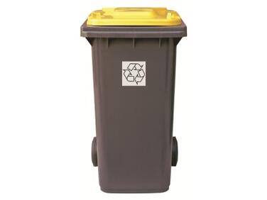 POUBELLE DE TRI SÉLECTIF MATFER 120L JAUNE