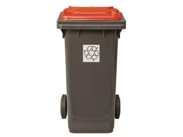 POUBELLE DE TRI SÉLECTIF MATFER 120L ROUGE
