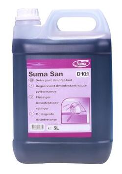 DEGRAISSANT DESINFECTANT SURFACES SUMA SAN D10.1  5L