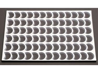 PLAQUE DÉCOUPOIRS MATFER POUR 78 CROISSANTS - BOULANGERIE