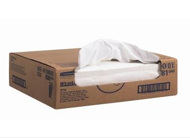 CHIFFONS D'ESSUYAGE WYPALL® X70 BLANCS 1 PLIS 300 UNITÉS – 37.5X42CM